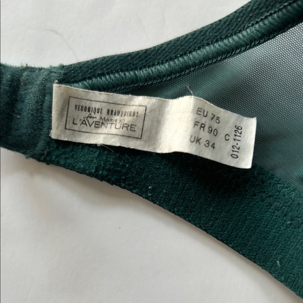 Veronique Branquinho Deep Green Bra - Picture 6 of 7